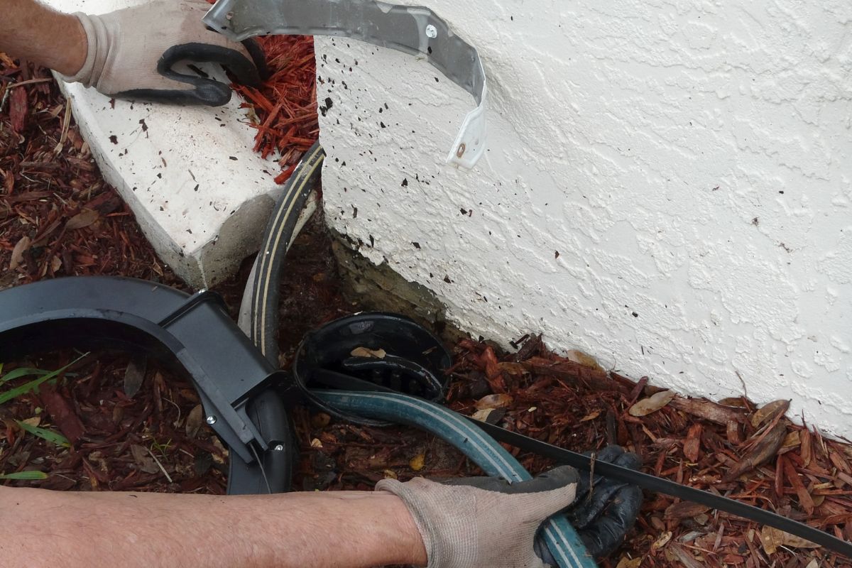 How to Unclog Underground Gutter Drain Pipes