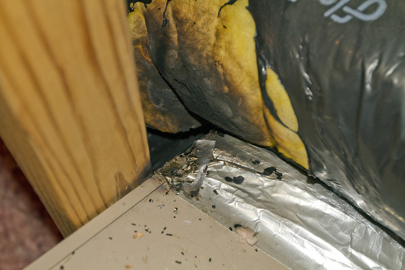 ductwork damaged by lightning